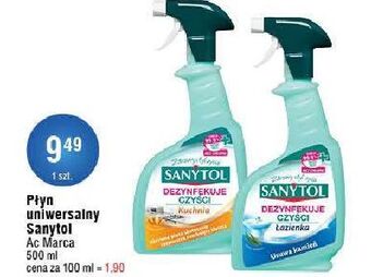 E.Leclerc Płyn dezynfekujący i czyszczący do kuchni cytrusowy sanytol oferta