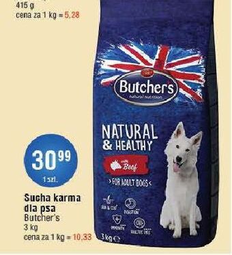 E.Leclerc Karma dla psa z wołowiną butcher's natural & healthy oferta