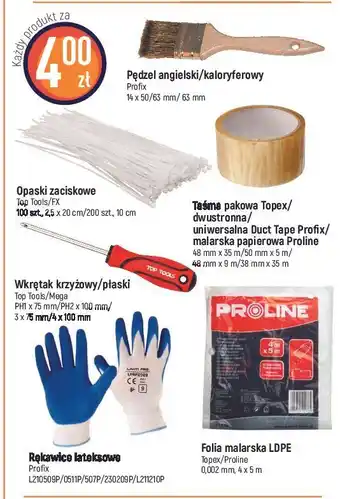 E.Leclerc Taśma dwustronna 48 x 35 mm topex oferta