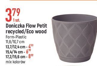 E.Leclerc Doniczka flow petit 17.2 cm form-plastic oferta
