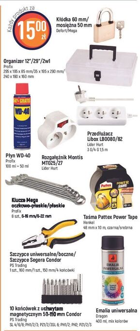 E.Leclerc Przedłużacz 3 gniazda 1.5 m libox oferta
