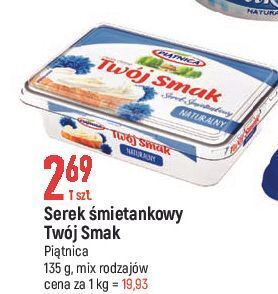 E.Leclerc Serek śmietankowy naturalny piątnica twój smak oferta
