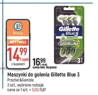 E.Leclerc Maszynka do golenia gillette blue 3 sensitive oferta