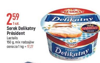 E.Leclerc Twarożek delikatny naturalny president oferta