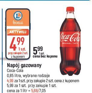 E.Leclerc Napój coca-cola oferta