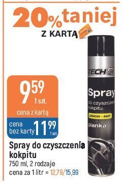 E.Leclerc Spray do czyszczenia kokpitu lemon tech9 oferta