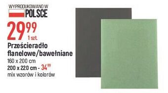 E.Leclerc Prześcieradło bawełniane 200 x 220 cm oferta