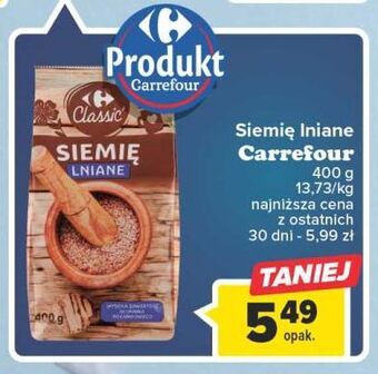 Carrefour Siemie lniane carrefour classic oferta