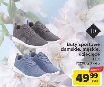 Carrefour Buty sportowe dziecięce tex oferta
