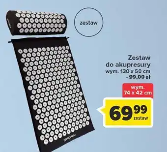 Carrefour Zestaw do akupresury 130 x 50 cm oferta