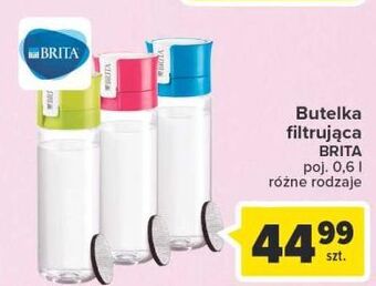 Carrefour Butelka filtrująca active 600 ml różowa brita fill&go active oferta