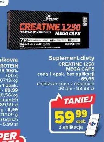 Carrefour Creatine mega caps olimp sport nutrition oferta