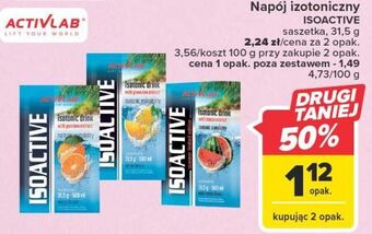 Carrefour Isoactive cytryna activlab oferta