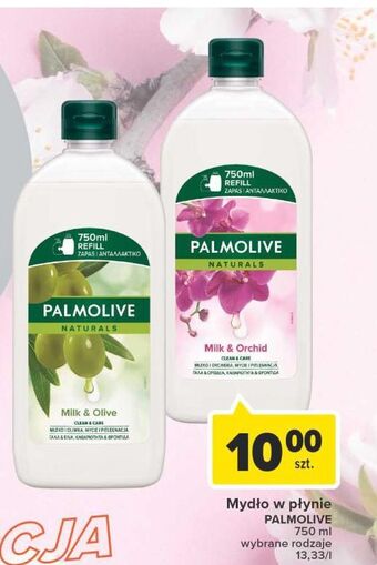 Carrefour Mydło w płynie mleczko oliwkowe - zapas palmolive naturals oferta