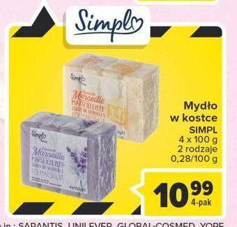 Carrefour Mydło marsylskie simply oferta