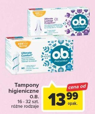 Carrefour Tampony normal o.b. extra protect oferta