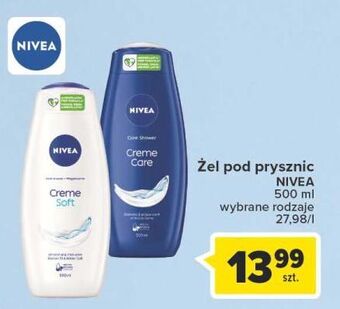Carrefour Żel pod prysznic nivea creme care oferta