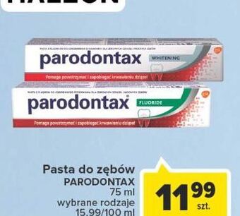 Carrefour Pasta do zębów parodontax whitening oferta