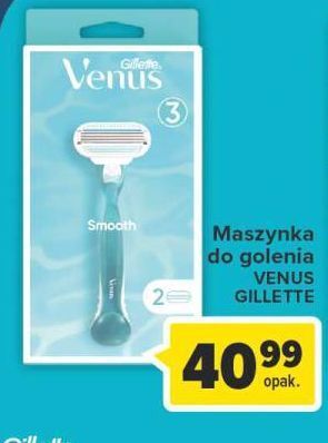 Carrefour Maszynka do golenia + 2 wkłady gillette venus smooth oferta