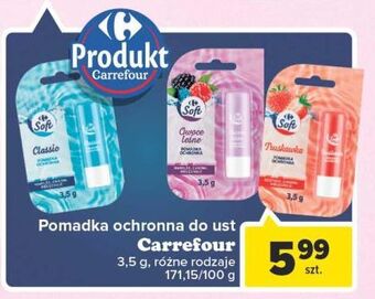 Carrefour Pomadka do ust truskawkowa carrefour oferta