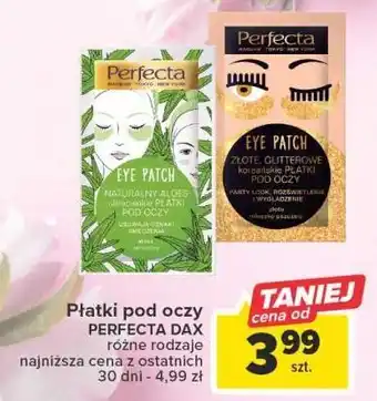 Carrefour Płatki pod oczy aloesowe perfecta eye patch oferta