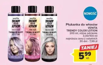 Carrefour Płukanka do włosów fioletowa venita trendy color oferta