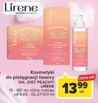 Carrefour Masełko do demakijażu lirene oh just peachy! oferta