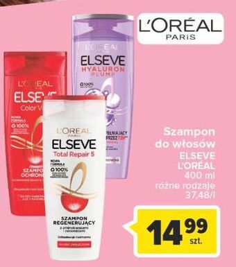 Carrefour Szampon do włosów regenerujący l'oreal elseve total repair 5 oferta