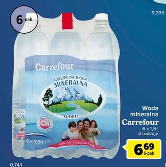 Carrefour Express Woda naturalna lekko gazowana carrefour sudety+ oferta