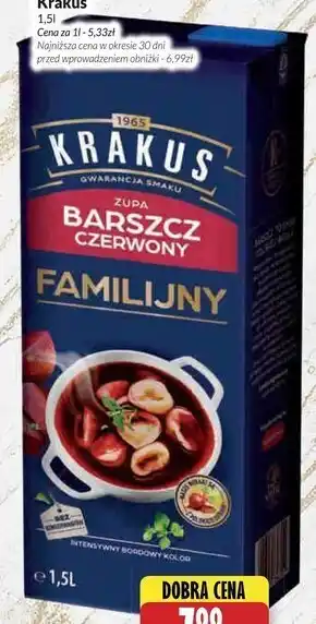 Hala Wola Krakus barszcz czerwony familijny 1,5 l oferta