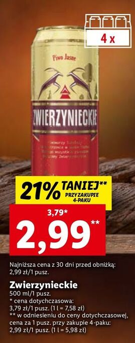 Lidl Piwo zwierzynieckie oferta