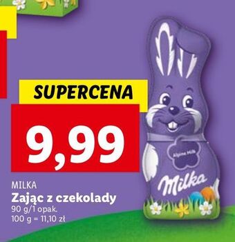 Lidl Zając z czekolady milka oferta