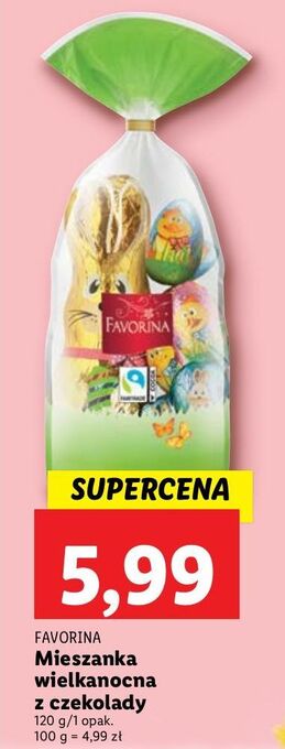 Lidl Mieszanka wielkanocna favorina oferta