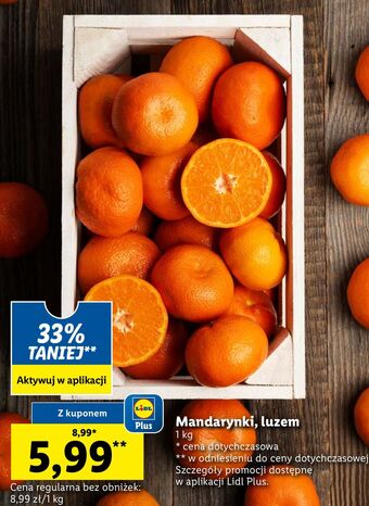 Lidl Mandarynki oferta