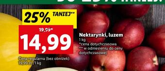 Lidl Nektarynki oferta