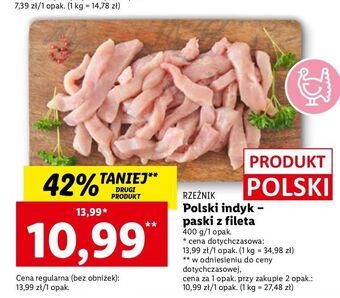 Lidl Indyk paski rzeźnik codzienna dostawa oferta