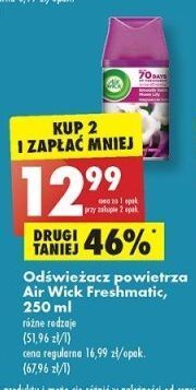 Biedronka Wkład księżycowa lilia otulona satyną air wick freshmatic oferta