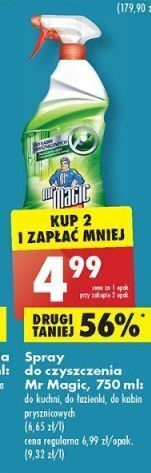 Biedronka Spray do kabin przysznicowych mr magic oferta