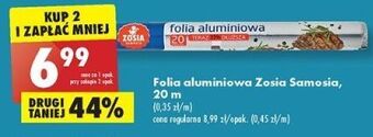 Biedronka Folia aluminiowa 20 m zosia samosia oferta