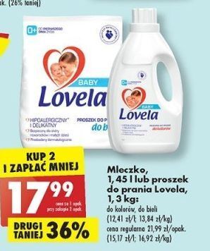 Biedronka Proszek do prania bieli lovela baby oferta