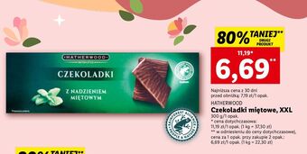Lidl Czekoladki miętowe hatherwood oferta