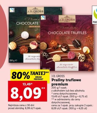 Lidl Trufle z alkoholem j.d.gross oferta