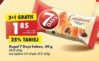 Biedronka Croissant z nadzieniem o smaku kakaowym 7 days oferta