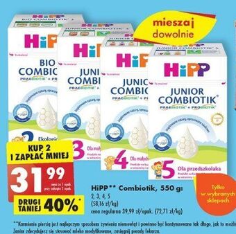 Biedronka Mleko 3 hipp junior combiotik oferta