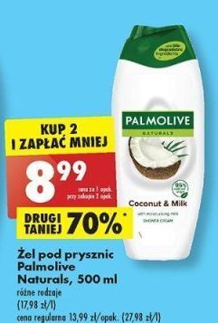 Biedronka Żel pod prysznic kokos palmolive naturals oferta