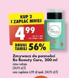 Biedronka Zmywacz do paznokci protect be beauty care oferta