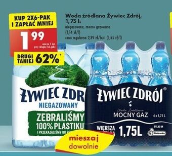 Biedronka Woda mocny gaz żywiec zdrój oferta