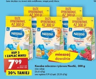 Biedronka Kaszka mleczno-ryzowa morela nestle oferta