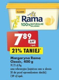 Biedronka Margaryna rama classic oferta