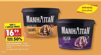 Biedronka Lody chocolate & caramel with peanuts manhattan (nestle) oferta